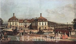 Reproduktion nach Canaletto -  Wien-Schloss